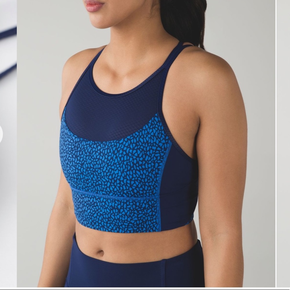 Lululemon clip in longline bra